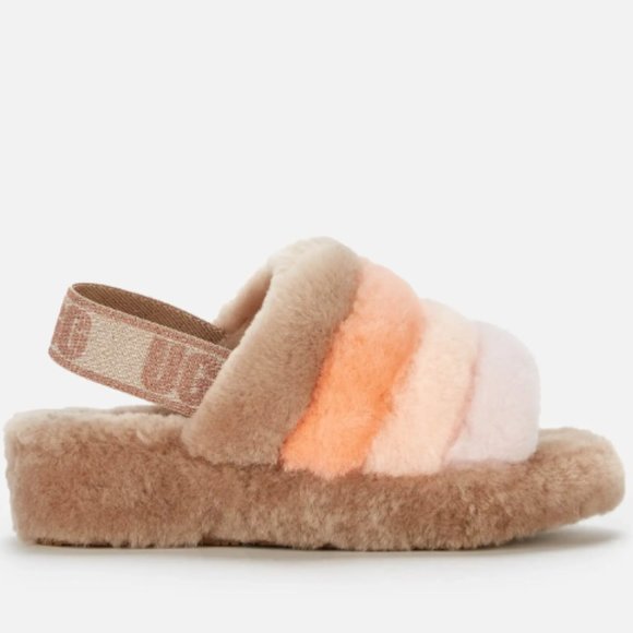 UGG Shoes - Ugg Fluff Yeah Multicolor Ombre Slipper Slide